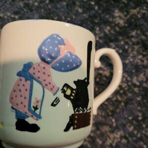 Vintage ceramic Holly Hobbie coffee mug